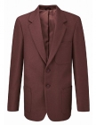 Boys Burgundy Wool Blazer